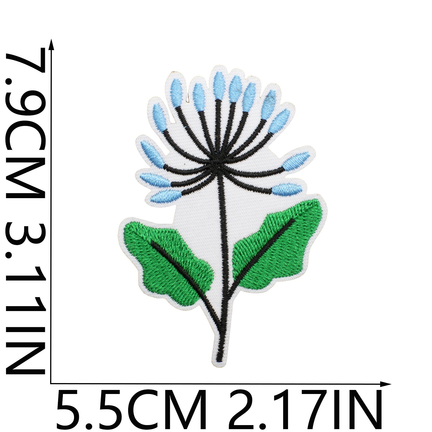 Wholesale Cute Flower, Grass and Bee Embroidery Patch FS